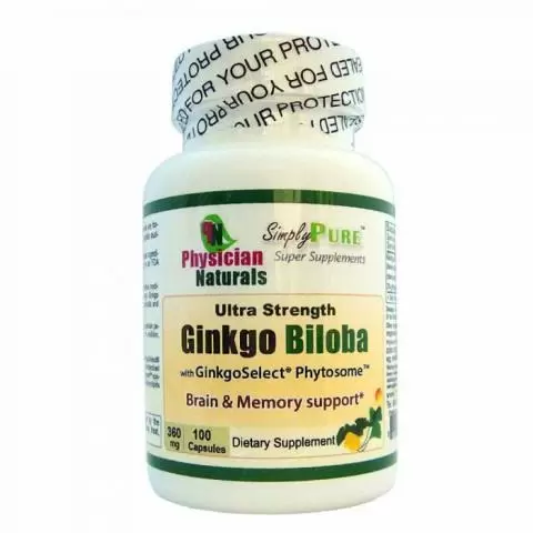 Dragende cirkel Minst Zus Ultra Strength Ginkgo Biloba 360 mg 100 Caps with Gingko Select Phytosome  Brain Memory Health