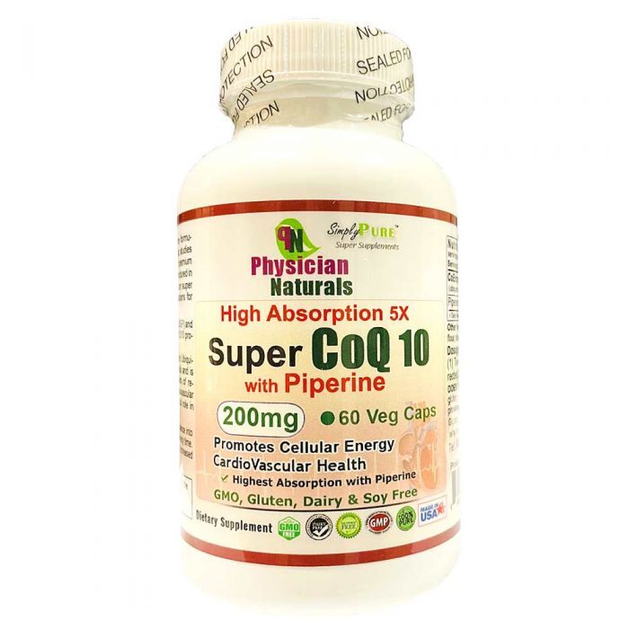 CoQ10 (Coenzyme Q10) Super CoQ10 Essential Nutrients — Super CoQ10 with