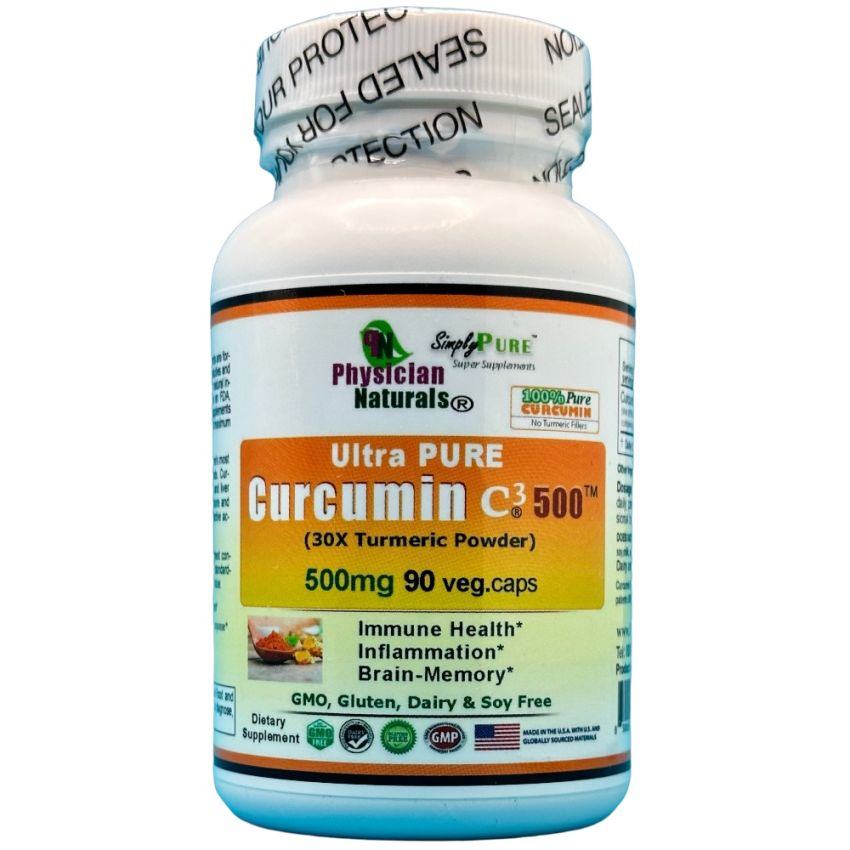 Curcumin 500 C3 Complex 500mg-90 Veg Capsules