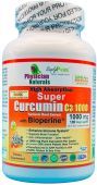 High Absorption Super Curcumin C3 1000mg with Bioperine 600x more Potent than Turmeric Powder Promotes Immune Inflammation Cognitive Health