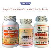 Buy Special Combo Pack SuperCurcumin + VitaminD3 + Probiotic