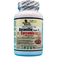 Premium Boswellin Super PS and Curcumin C3 with Bioperine 1000 mg 90 tabs