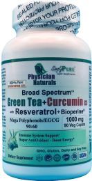 GreenTea Curcumin with Resveratrol 1000mg