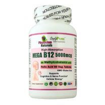 High Absorption Vitamin B12 as Methylcobalamin with Folic Acid Veg.Tablets