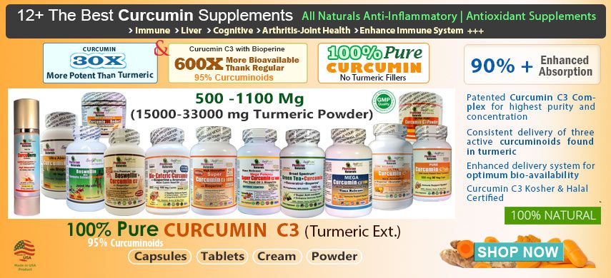 Buy The Best Curcumin Turmeric Supplements